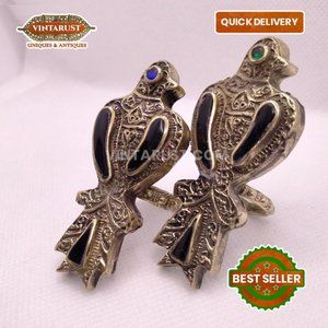 Vintage Big Bird Afghan Massive Ring, Vintage Antique Bird Adjustable Rings